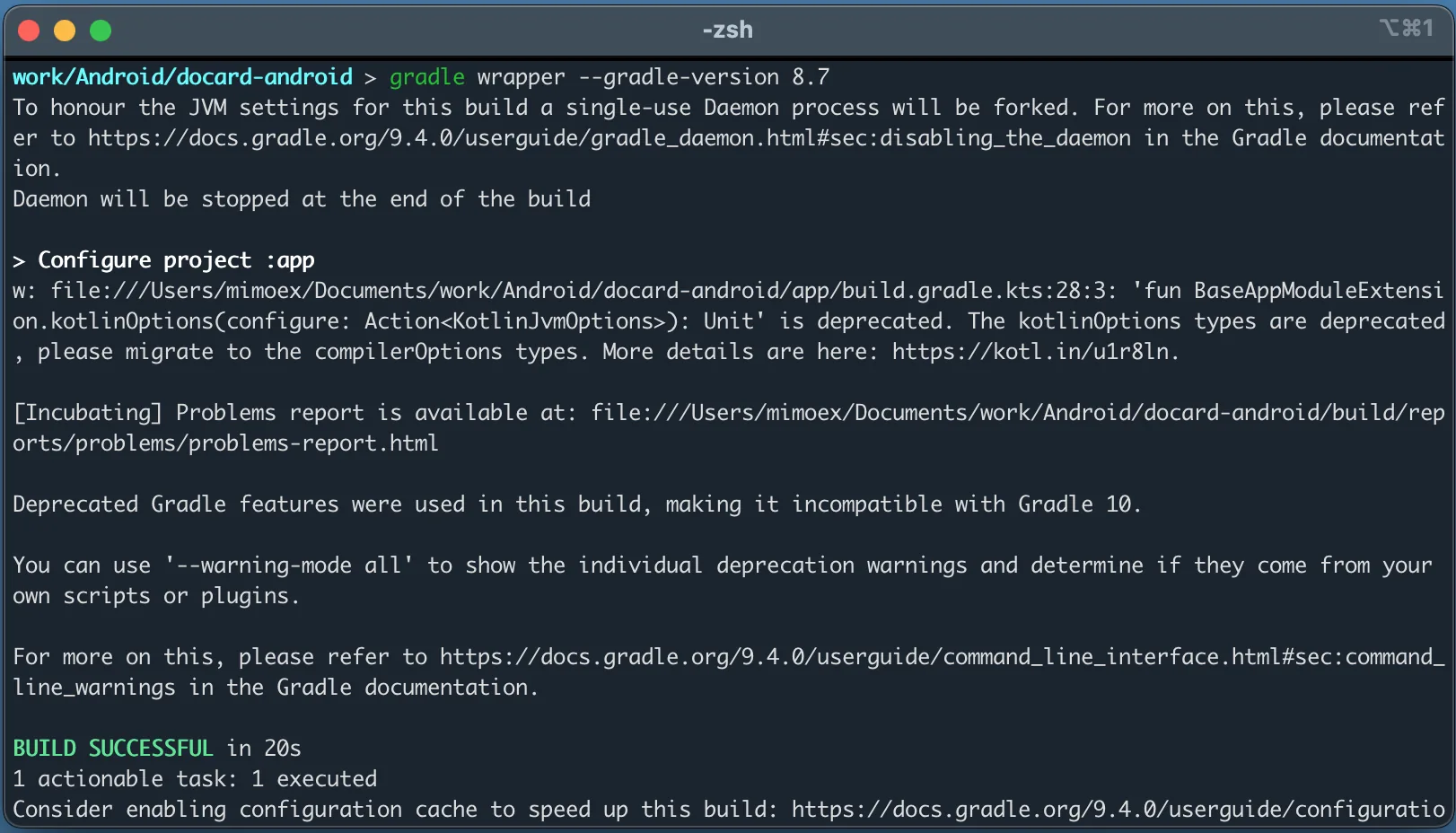 gradle wrapper